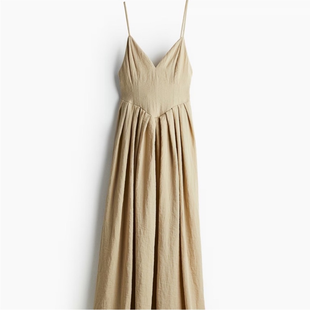 H&M Beige Asymmetrical Dress - Picture 2 of 4